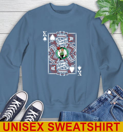 Boston Celtics NBA Basketball The King Of Spades Death Cards Shirt Sweatshirt 10