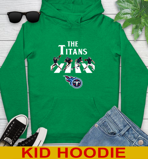 NFL Football Tennessee Titans The Beatles Rock Band Shirt Youth Hoodie 8