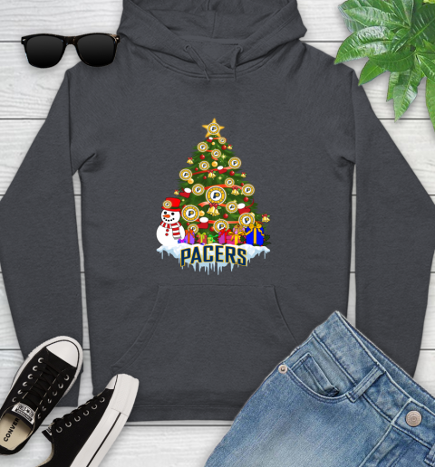 Indiana Pacers Merry Christmas NBA Basketball Sports Youth Hoodie 8