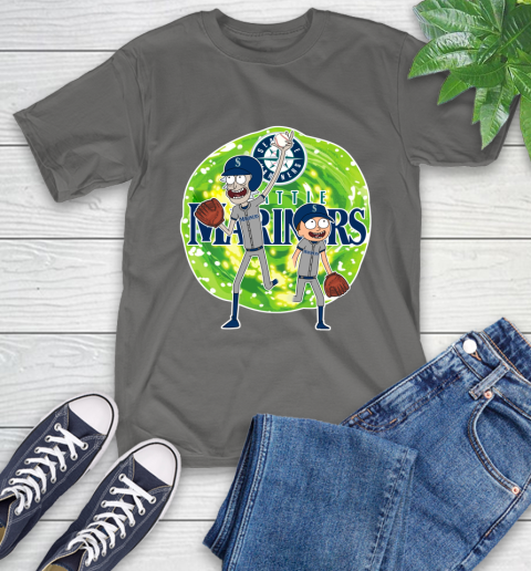 MLB Seattle Mariners Rick And Morty Baseball Sports T-Shirt 9