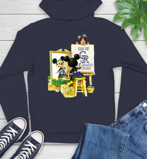 MLB Baseball Colorado Rockies Mickey Drawing Shirt 15