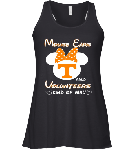 Mickey Mouse Cars And Volunteers Kind Of Girl Racerback Tank