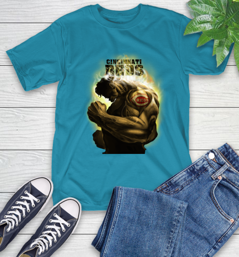 Cincinnati Reds MLB Baseball Hulk Marvel Avengers Sports T-Shirt 9