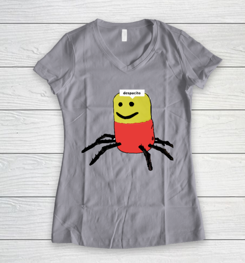 Despacito Target Spider Women's V-Neck T-Shirt 2