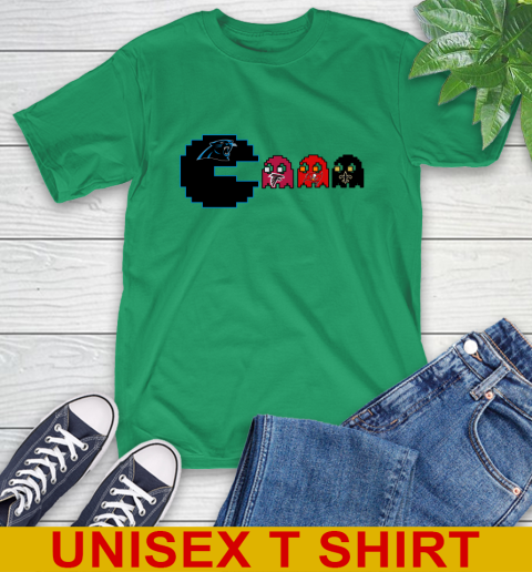 Carolina Panthers NFL Football Pac Man Champion T-Shirt 7