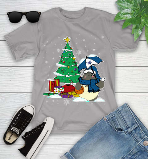 Charlotte Hornets NBA Basketball Cute Tonari No Totoro Christmas Sports Youth T-Shirt 4