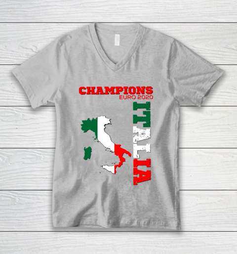 Italy Champions Euro 2020 played in 2021 V-Neck T-Shirt 3