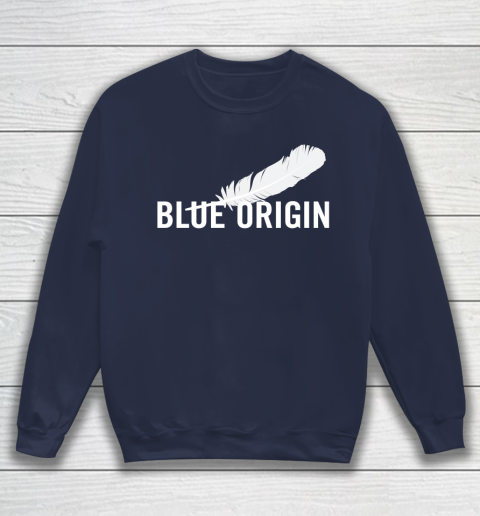 Blue Origin  All White Sweatshirt 2