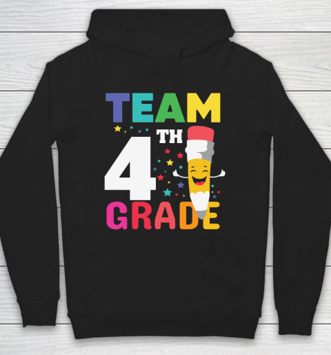 Back To School Shirt Team 4th grade Hoodie