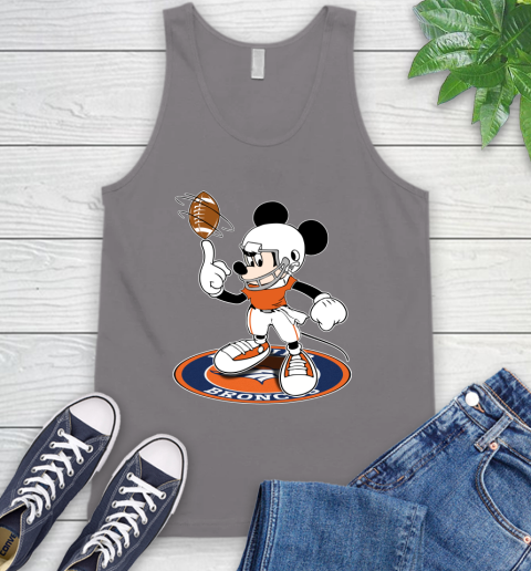 NFL Football Denver Broncos Cheerful Mickey Disney Shirt Tank Top 7