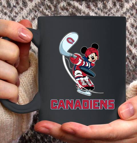 NHL Hockey Montreal Canadiens Cheerful Mickey Mouse Shirt Ceramic Mug 15oz