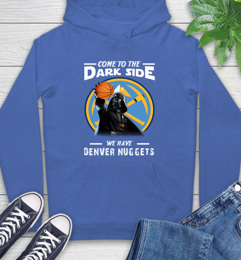 NBA Come To The Dark Side We Have Denver Nuggets Star Wars Darth Vader Basketball Hoodie 9