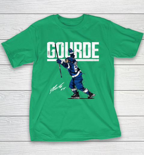 Yanni Gourde For Tampa Bay Lightning Fans Youth T-Shirt 3
