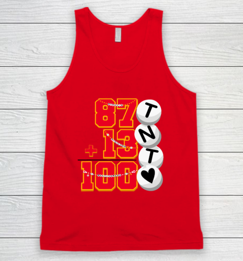 Cute 87  13 = 100 days of school Taylor 100th Day Of School Tank Top 4
