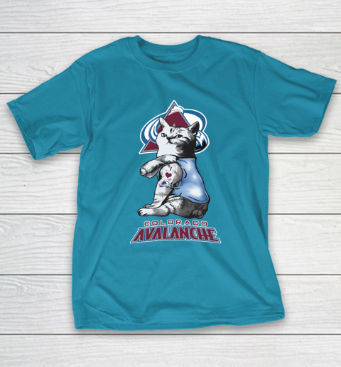 NHL My Cat Loves Colorado Avalanche Hockey T-Shirt 7