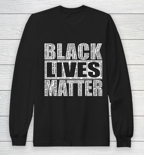 Blm shirt hot sale with names