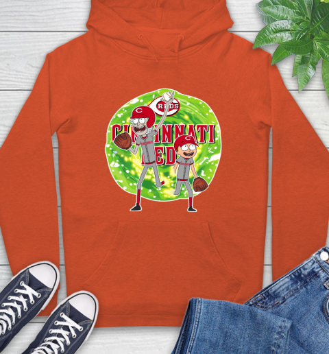 MLB Cincinnati Reds Rick And Morty Baseball Sports Hoodie 5