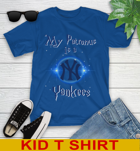 MLB Baseball Harry Potter My Patronus Is A New York Yankees Youth T-Shirt 10