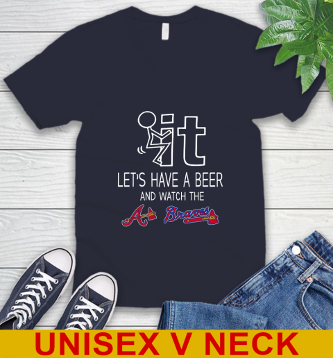 Atlanta Braves Baseball MLB Let's Have A Beer And Watch Your Team 48
