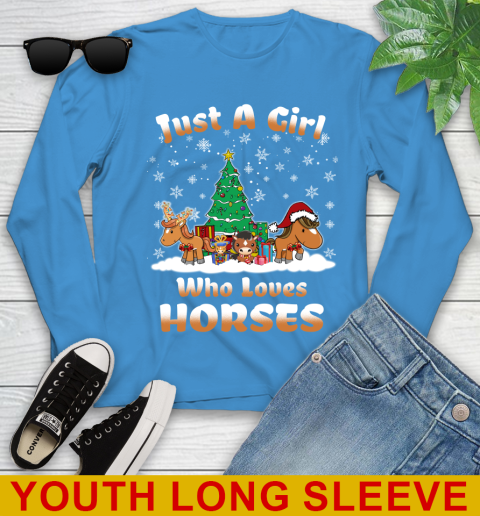 Christmas Just a girl who love horse 265