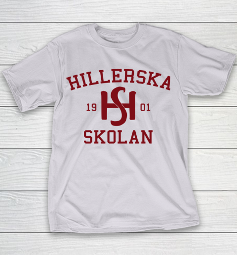 Hillerska Grey  Young Royals Hillerska School Youth T-Shirt 2