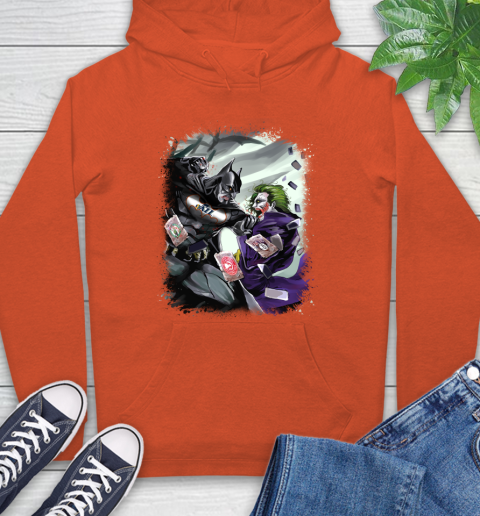 Utah Jazz MLB Basketball Batman Fighting Joker DC Comics Hoodie 5