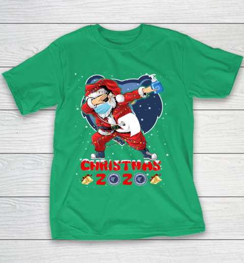 Memphis Grizzlies Funny Santa Claus Dabbing Christmas 2020 NBA Youth T-Shirt 3