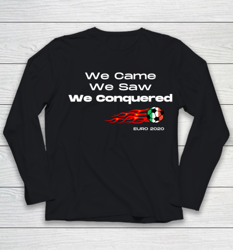 We Came, We Saw, We Conquered  Euro 2020 Italy Champion Youth Long Sleeve