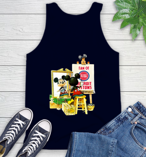 NBA Basketball Detroit Pistons Mickey Drawing Shirt 67