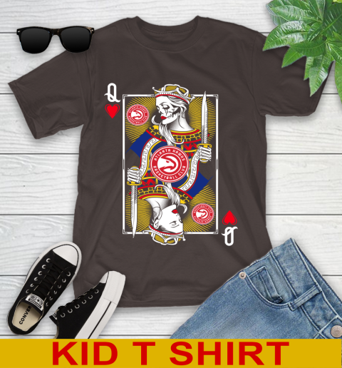 NBA Basketball Atlanta Hawks The Queen Of Hearts Card Shirt Youth T-Shirt 6