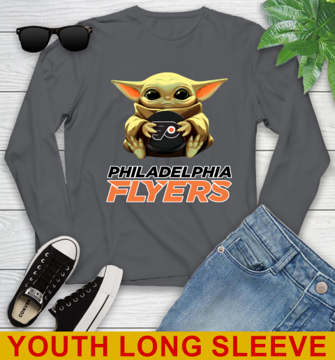 NHL Hockey Philadelphia Flyers Star Wars Baby Yoda Shirt 130