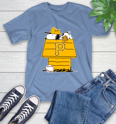 MLB Pittsburgh Pirates Snoopy Woodstock The Peanuts Movie Baseball T Shirt T-Shirt 11
