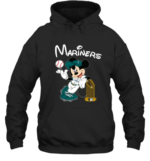 Seattle Mariners Mickey Taking The Trophy MLB 2019 Hoodie