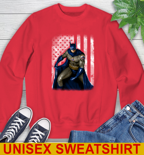 New York Mets MLB Baseball Batman DC American Flag Shirt Sweatshirt 12