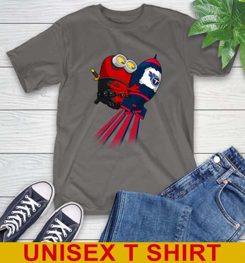 NFL Football Tennessee Titans Deadpool Minion Marvel Shirt T-Shirt 10