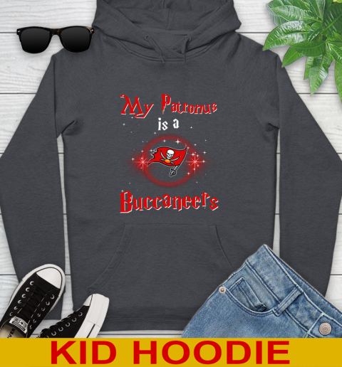NFL Football Harry Potter My Patronus Is A Tampa Bay Buccaneers Youth Hoodie 9