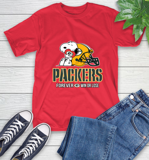 NFL The Peanuts Movie Snoopy Forever Win Or Lose Football Green Bay Packers 10
