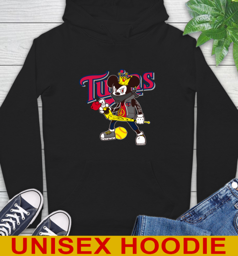 Minnesota Twins MLB Baseball Mickey Peace Sign Sports Hoodie 2