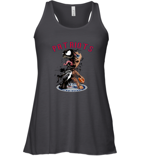 NFL New England Patriots Football Venom Groot Guardians Of The Galaxy p1mBE1O270z flowy tank 32 95 151514 front black
