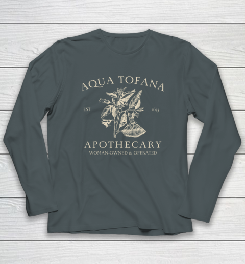 Funny Feminist Aqua Tofana Apothecary Vintage Long Sleeve T-Shirt 3