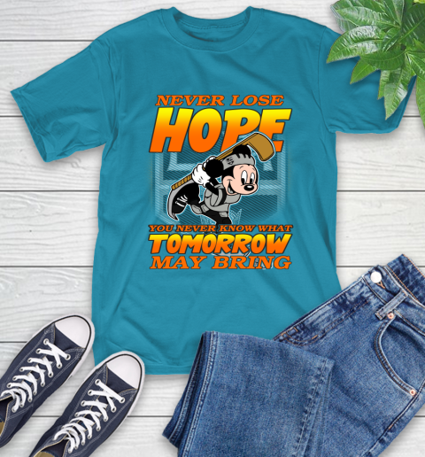 Los Angeles Kings NHL Hockey ootball Mickey Disney Never Lose Hope (1) T-Shirt 9