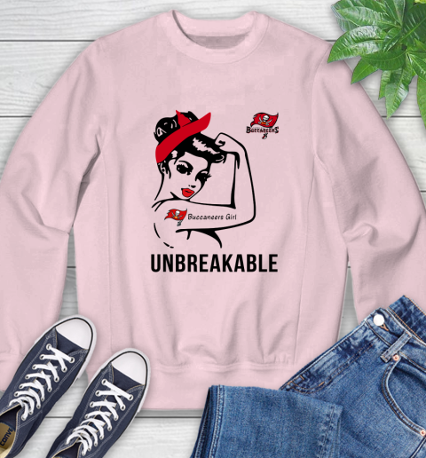 NFL Tampa Bay Buccaneers Girl Unbreakable Football Sports Sweatshirt 6