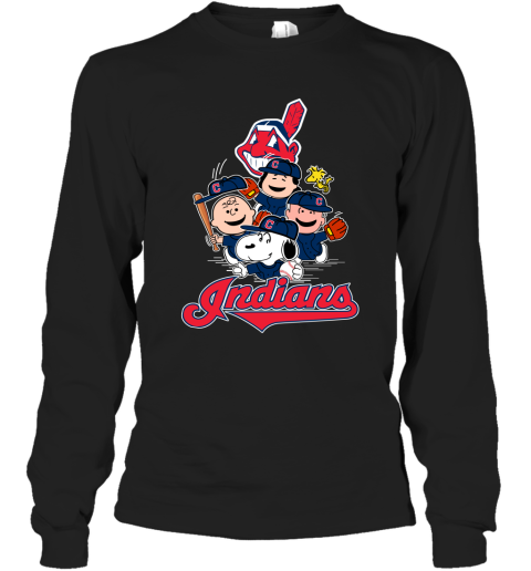 Unique Stylistic Tee Cleveland Indians T-Shirt Black L