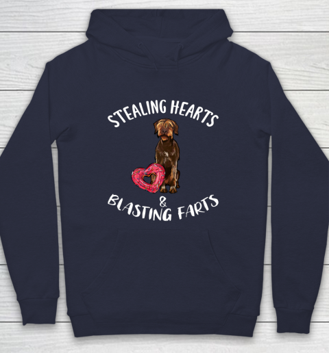 Stealing Hearts Blasting Farts Wirehaired Pointing Griffon Hoodie 2
