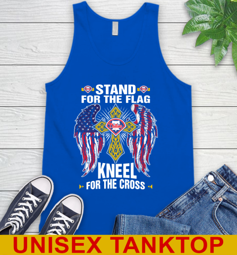 MLB Baseball Philadelphia Phillies Stand For Flag Kneel For The Cross Shirt Tank Top 4