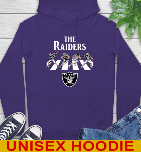 NFL Football Oakland Raiders The Beatles Rock Band Shirt Hoodie 5
