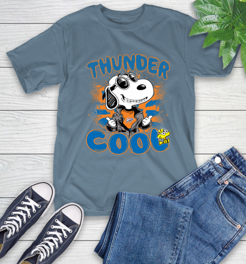 NBA Basketball Oklahoma City Thunder Cool Snoopy Shirt T-Shirt 9