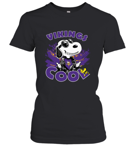 Minnesota Vikings Snoopy Joe Cool We're Awesome Women's T-Shirt