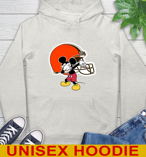 Cleveland Browns NFL Football Dabbing Mickey Disney Sports Hoodie 12
