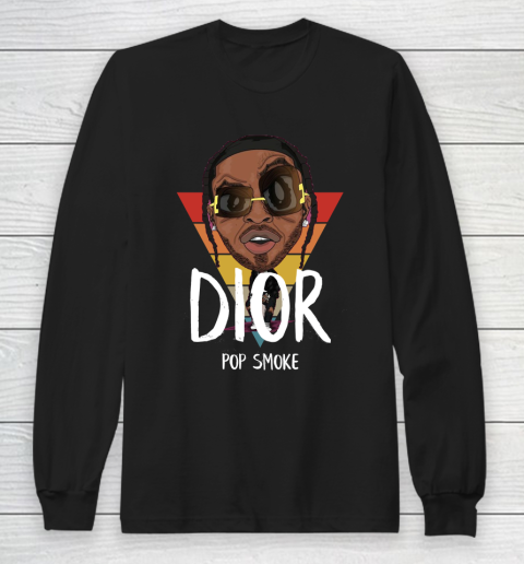 Pop Smoke Dior tshirt Long Sleeve T-Shirt